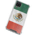 Mexico Flag Distressed Galaxy A12 Clear Case