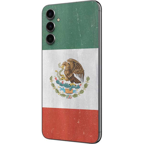 Mexico Flag Distressed Galaxy A14 5G Skin