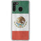 Mexico Flag Distressed Galaxy A21 Clear Case