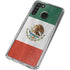 Mexico Flag Distressed Galaxy A21 Clear Case