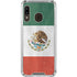 Mexico Flag Distressed Galaxy A30 Clear Case
