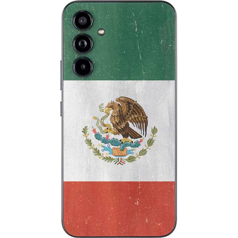 Mexico Flag Distressed Galaxy A54 5G Skin