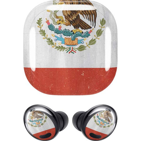 Mexico Flag Distressed Galaxy Buds Pro Skin