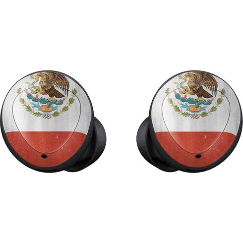 Mexico Flag Distressed Galaxy Buds Skin