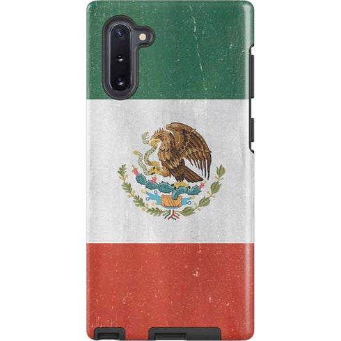 Mexico Flag Distressed Galaxy Note 10 Pro Case