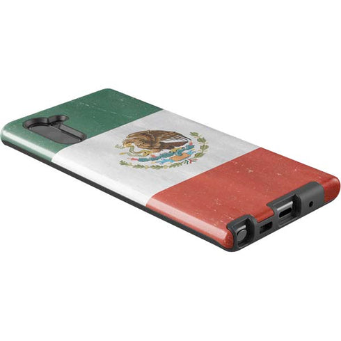 Mexico Flag Distressed Galaxy Note 10 Pro Case