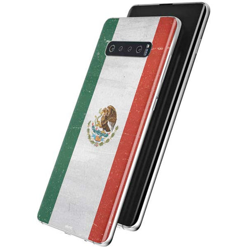 Mexico Flag Distressed Galaxy S10 Plus Skin
