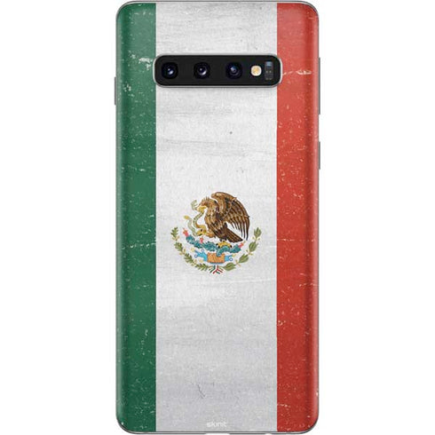 Mexico Flag Distressed Galaxy S10 Skin