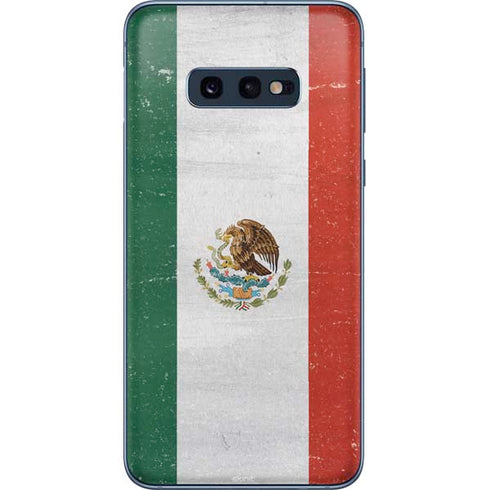 Mexico Flag Distressed Galaxy S10e Skin