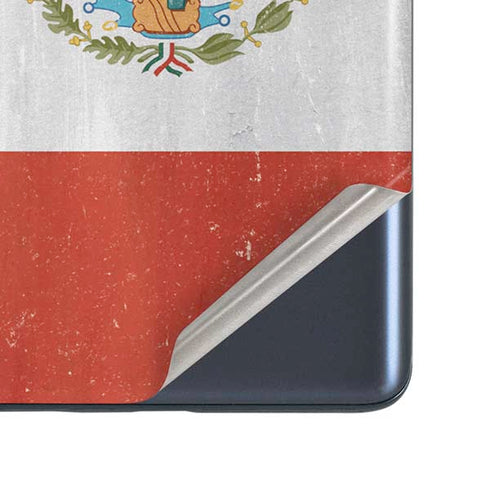 Mexico Flag Distressed Galaxy S20 Fan Edition Skin