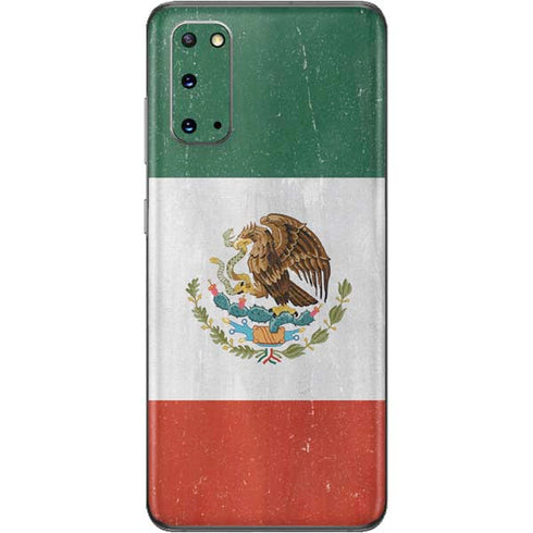 Mexico Flag Distressed Galaxy S20 Skin