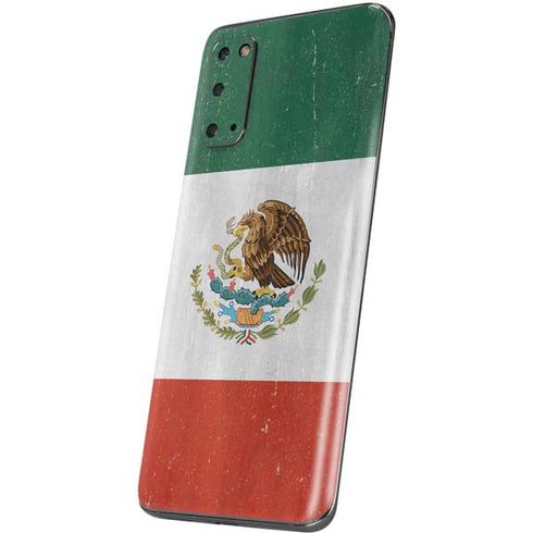 Mexico Flag Distressed Galaxy S20 Skin