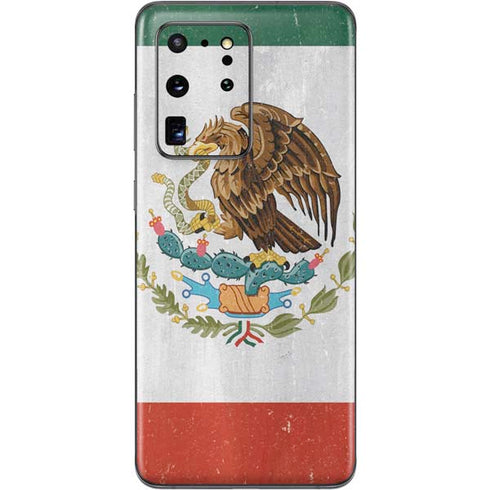 Mexico Flag Distressed Galaxy S20 Ultra 5G Skin