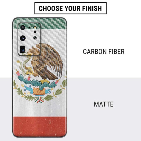 Mexico Flag Distressed Galaxy S20 Ultra 5G Skin