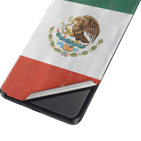 Mexico Flag Distressed Galaxy S21 5G Skin