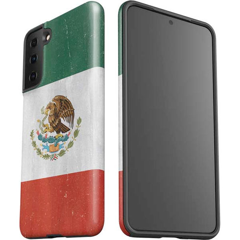 Mexico Flag Distressed Galaxy S21 FE Pro Case