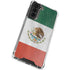 Mexico Flag Distressed Galaxy S22 Plus Clear Case