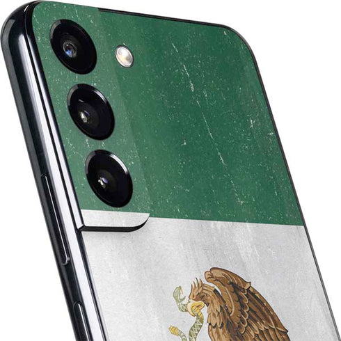 Mexico Flag Distressed Galaxy S22 Plus Skin