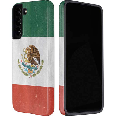 Mexico Flag Distressed Galaxy S22 Pro Case