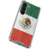 Mexico Flag Distressed Galaxy S23 Clear Case