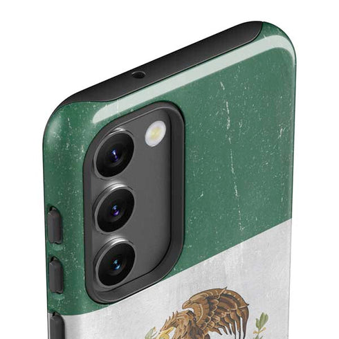 Mexico Flag Distressed Galaxy S23 Plus Pro Case