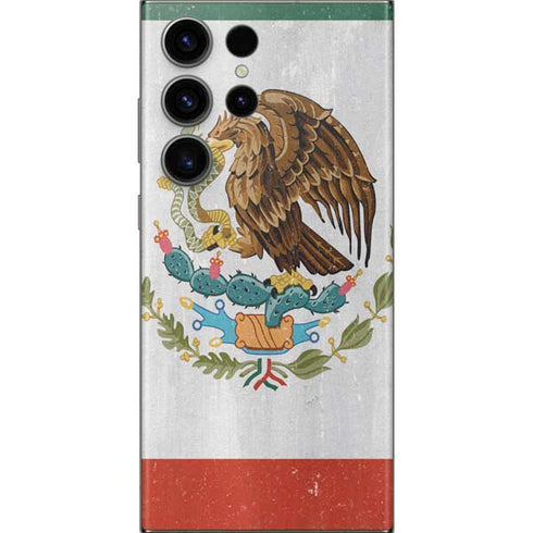 Mexico Flag Distressed Galaxy S23 Ultra Skin
