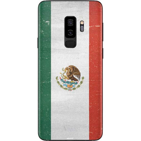 Mexico Flag Distressed Galaxy S9 Plus Skin