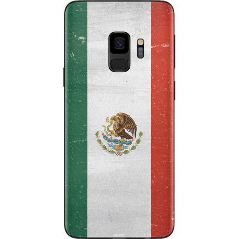 Mexico Flag Distressed Galaxy S9 Skin
