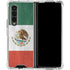 Mexico Flag Distressed Galaxy Z Fold4 5G Clear Case