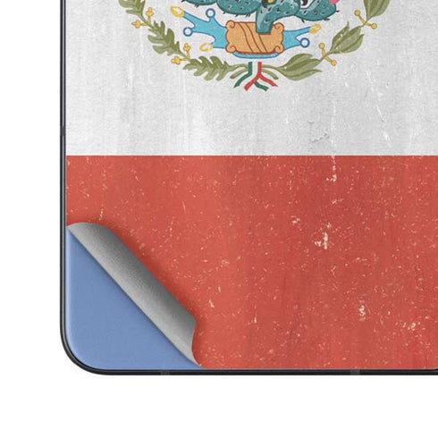 Mexico Flag Distressed Galaxy Z Fold5 5G Skin