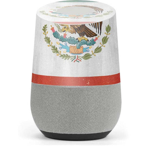 Mexico Flag Distressed Google Home Skin