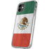 Mexico Flag Distressed iPhone 11 Clear Case
