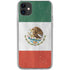 Mexico Flag Distressed iPhone 11 Clear Case
