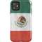 Mexico Flag Distressed iPhone 11 Impact Case