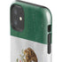 Mexico Flag Distressed iPhone 11 Impact Case