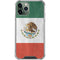 Mexico Flag Distressed iPhone 11 Pro Max Clear Case