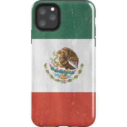 Mexico Flag Distressed iPhone 11 Pro Max Impact Case