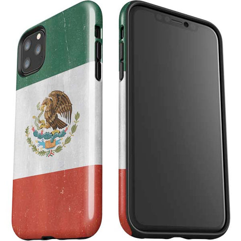 Mexico Flag Distressed iPhone 11 Pro Max Impact Case