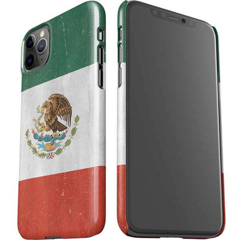 Mexico Flag Distressed iPhone 11 Pro Max Lite Case