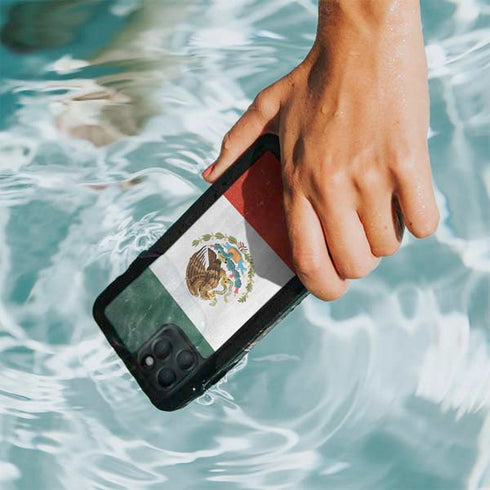 Mexico Flag Distressed iPhone 11 Pro Max Waterproof Case