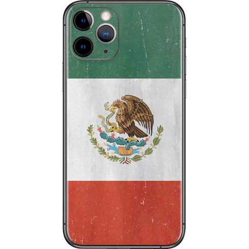 Mexico Flag Distressed iPhone 11 Pro Skin