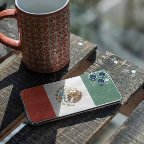Mexico Flag Distressed iPhone 11 Pro Skin
