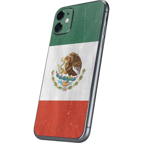 Mexico Flag Distressed iPhone 11 Skin