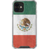Mexico Flag Distressed iPhone 12 Mini Clear Case