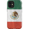 Mexico Flag Distressed iPhone 12 Mini Impact Case