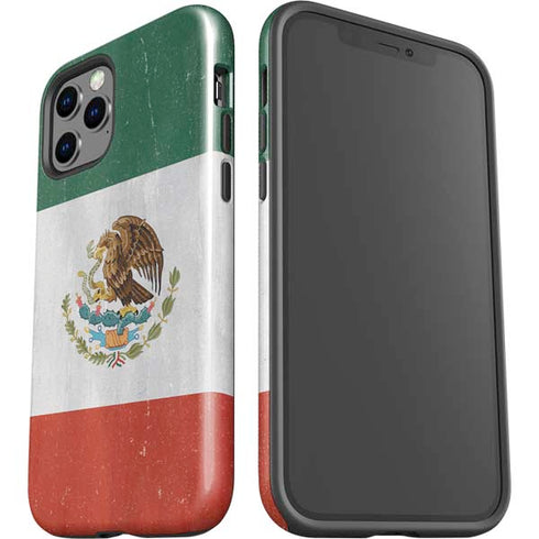 Mexico Flag Distressed iPhone 12 Pro Impact Case