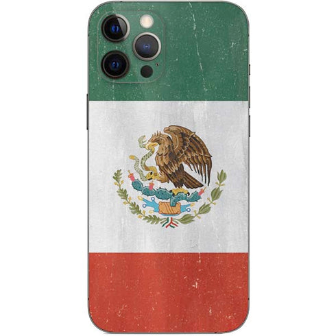 Mexico Flag Distressed iPhone 12 Pro Max Skin