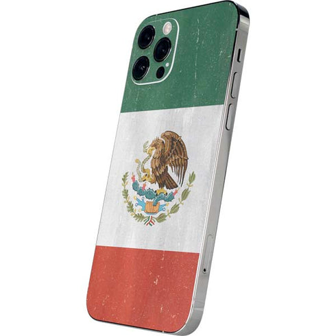 Mexico Flag Distressed iPhone 12 Pro Skin