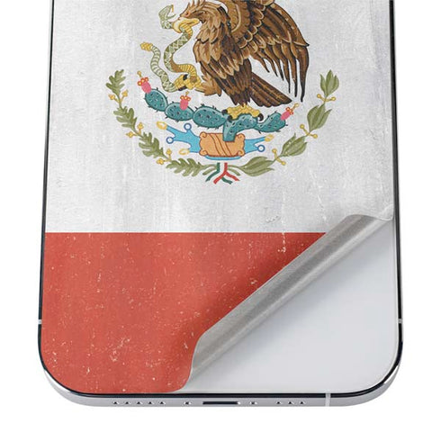 Mexico Flag Distressed iPhone 12 Pro Skin