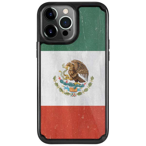 Mexico Flag Distressed iPhone 13 Pro Cargo Case